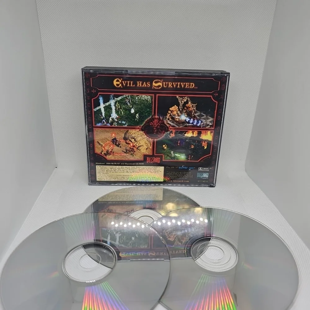 Diablo II 2 PC Game (2000, Blizzard,  Windows 95/98) With CD Key
